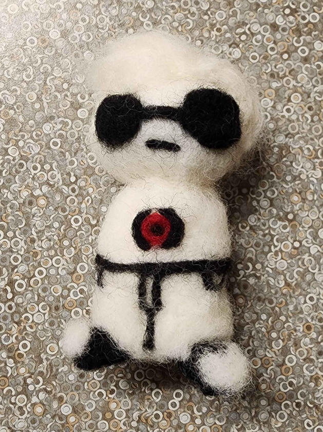 Needle felted Dave