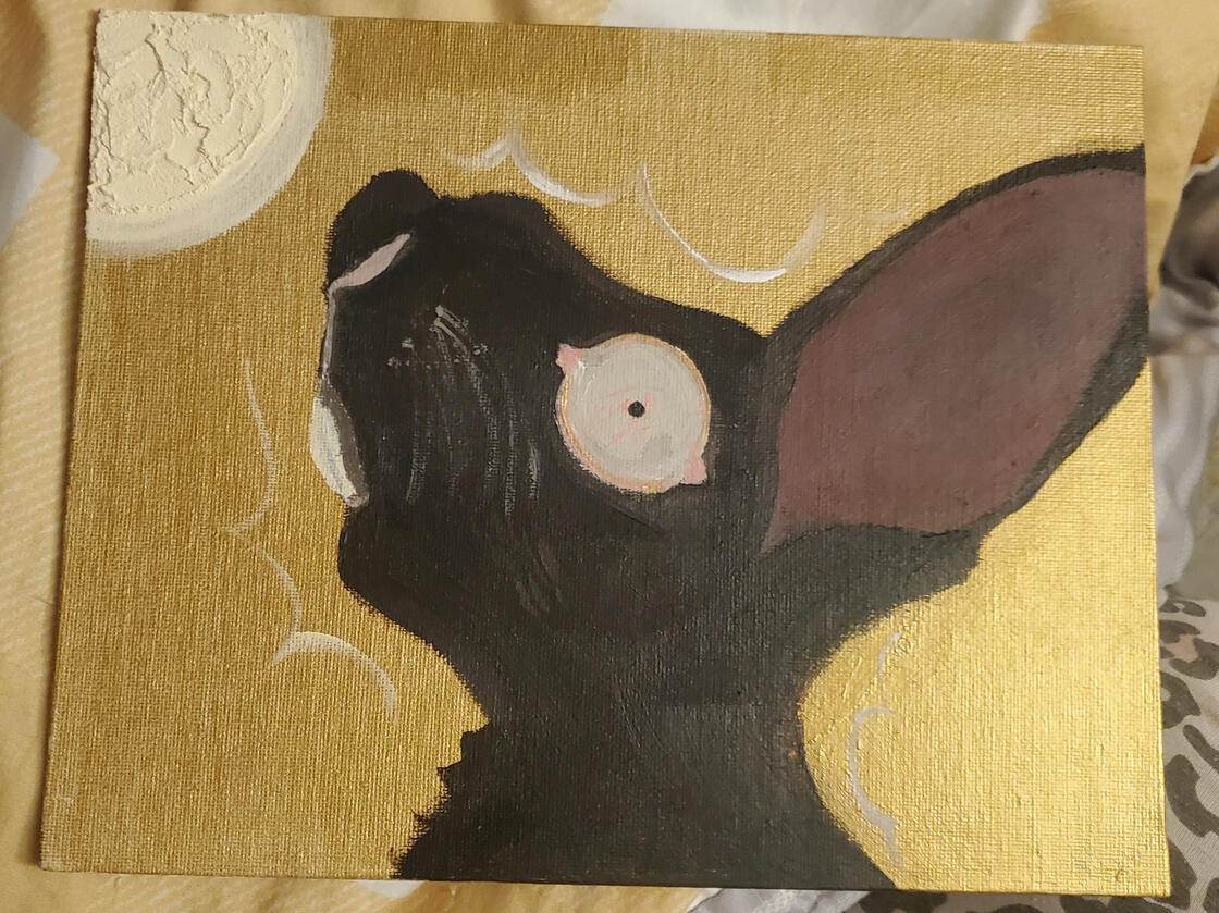 Hare, 2025. Acrylic
